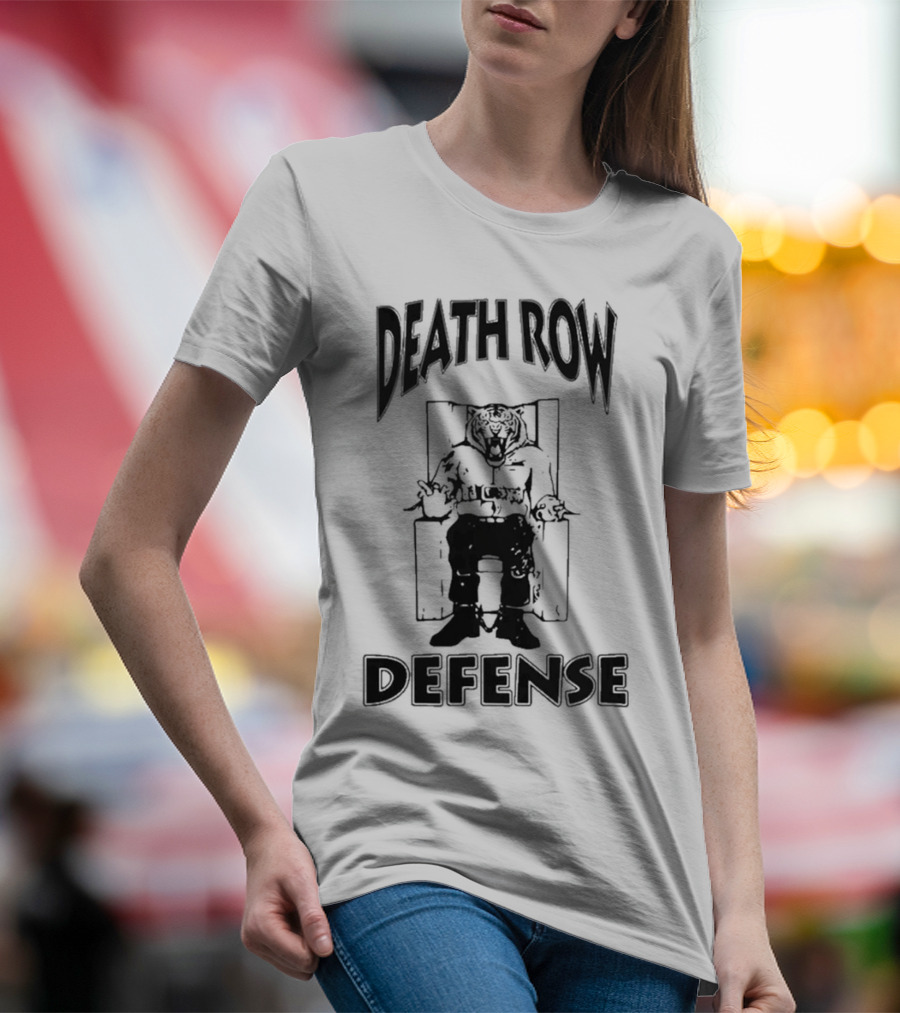 Missouri Tigers Death Row Defense Football Tiger Electric Chair T-Shirt