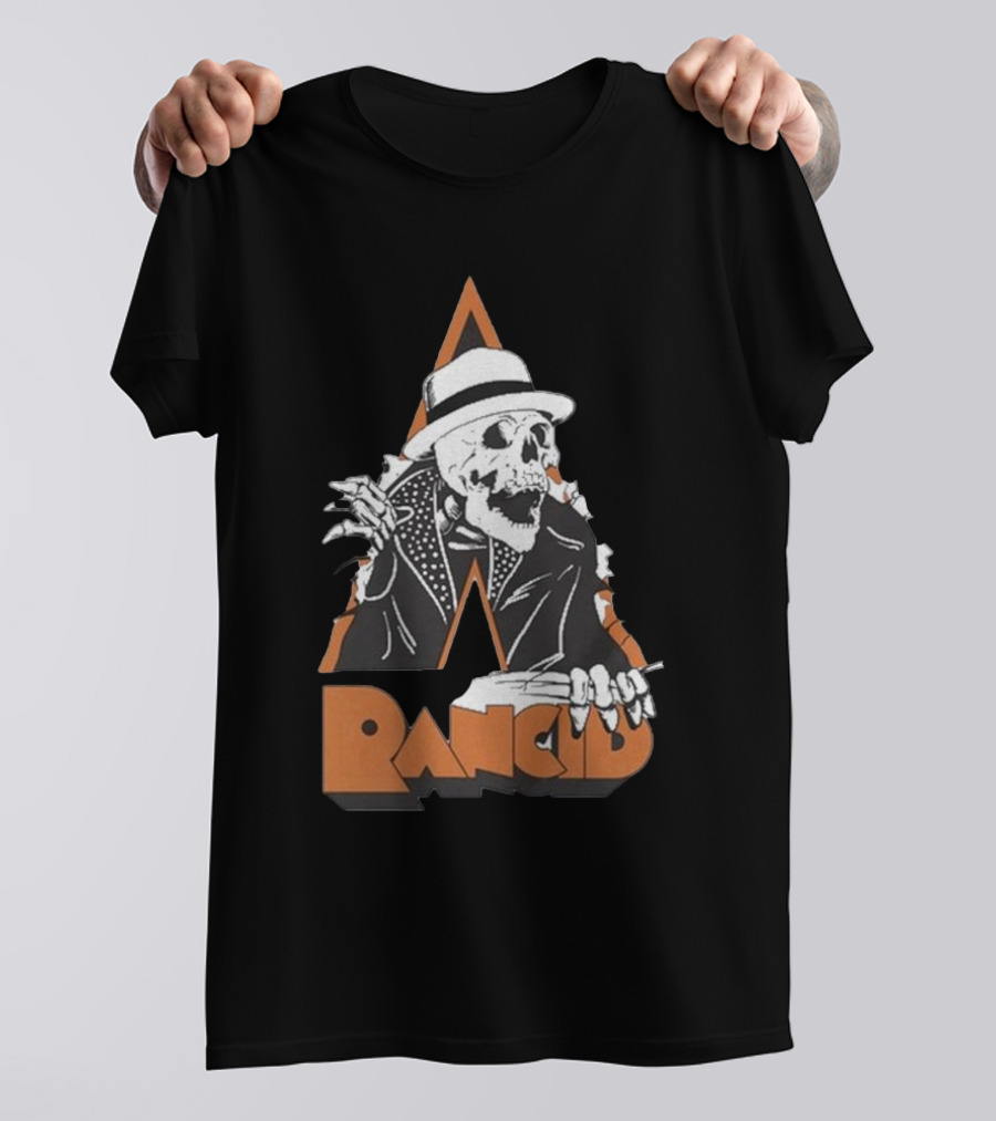Rancid Skull Retro Style Ultra Breakout T-Shirt