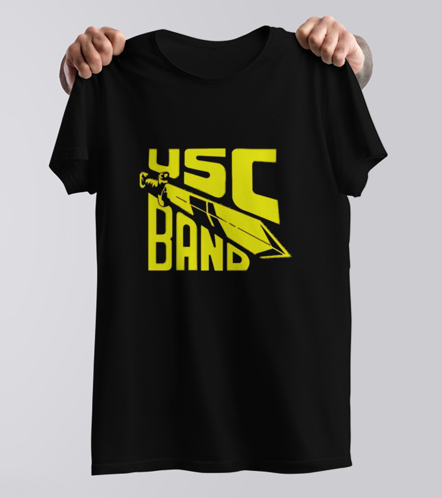 USC Band Trojans Marching Russell Athletic Sword T-Shirt