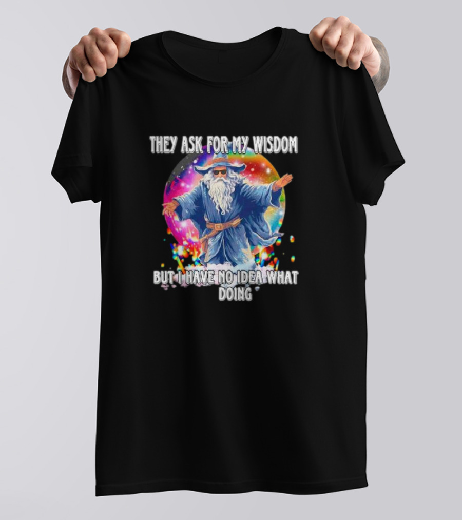 Wizard Of Wisdom They Ask For My Advice But I Have No Idea What I'm Doing T-Shirt