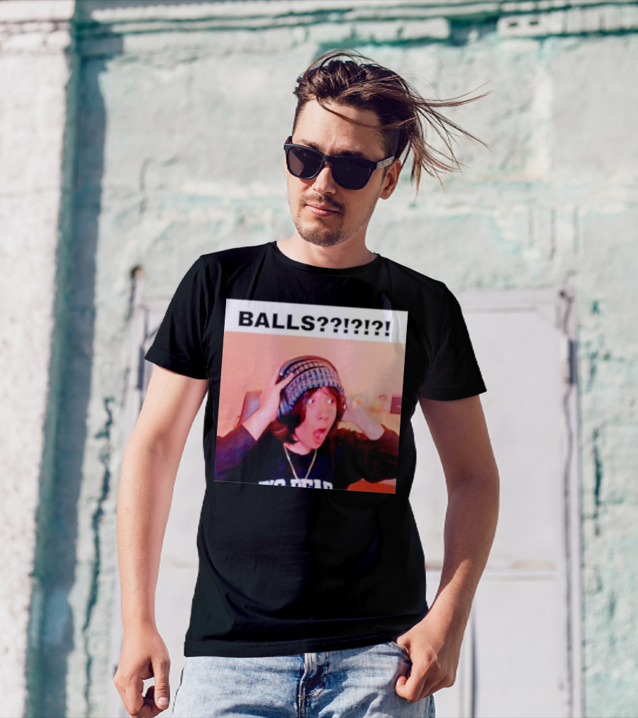 BALLS??? Quackity Reaction Meme T-Shirt