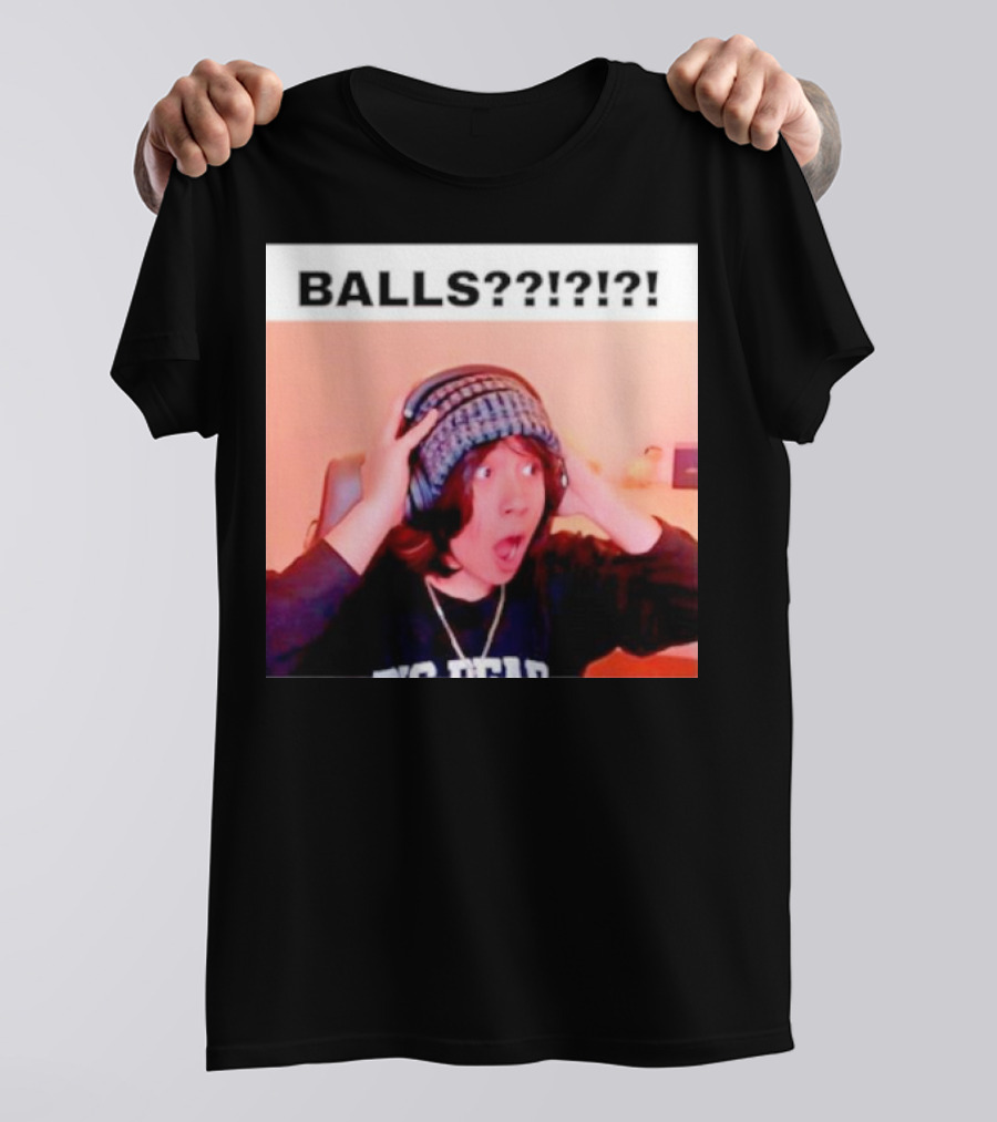 BALLS??? Quackity Reaction Meme T-Shirt