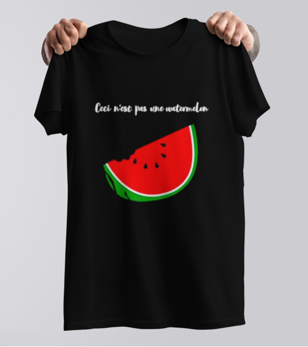 Ceci N’est Pas Une Watermelon Slice Magritte T-Shirt
