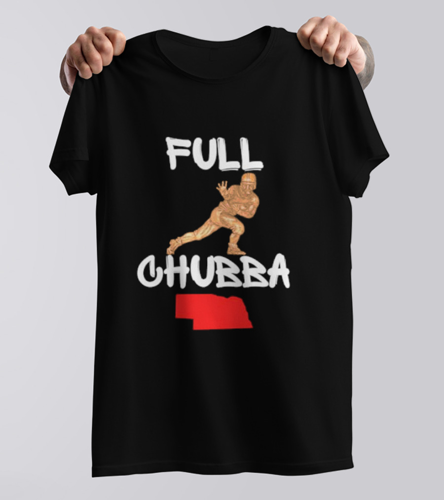 Full Chubba Nebraska Football Running T-Shirt