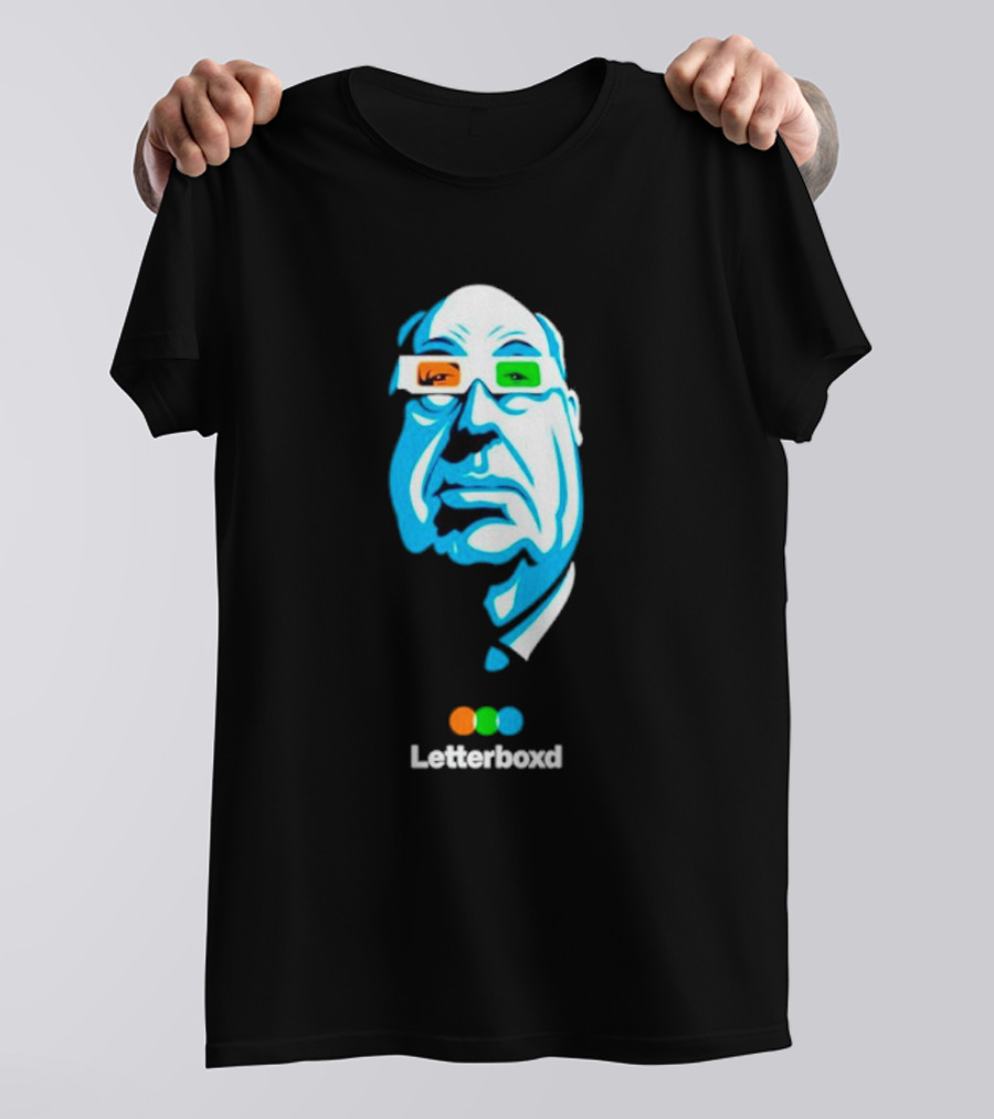 Hitch Portrait Pop Art Letterboxd T-Shirt