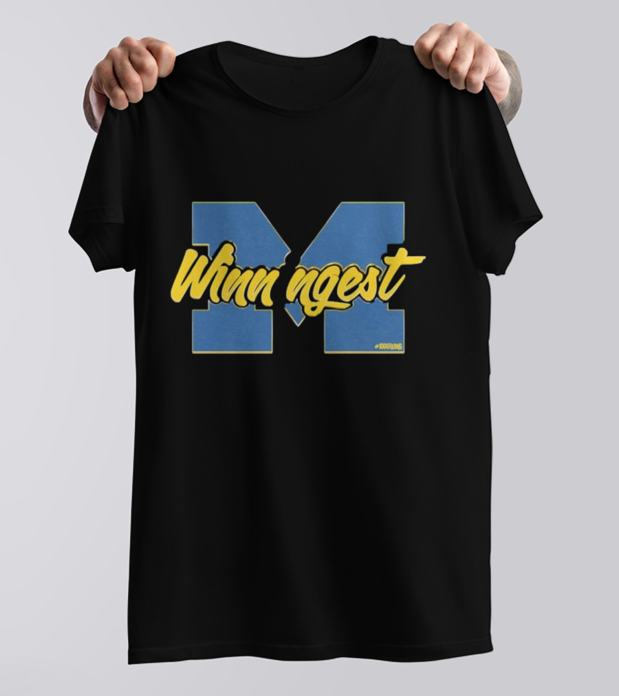 Michigan Wolverines Winningest Block M T-Shirt