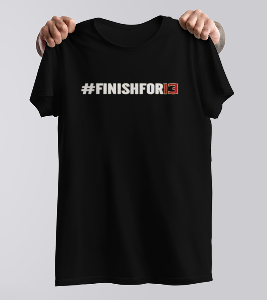 FinishFor13 Jordan Travis Football Campaign T-Shirt