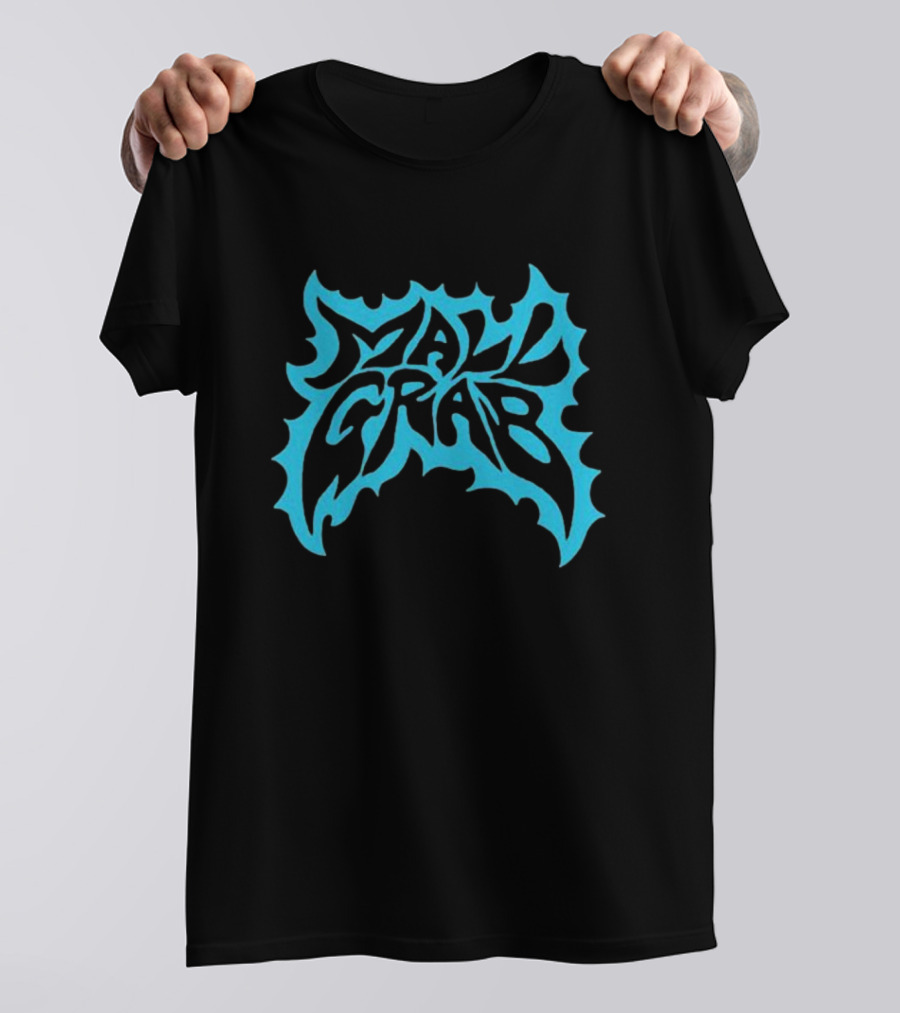 Mall Grab Psychedelic Blue Flame T-Shirt