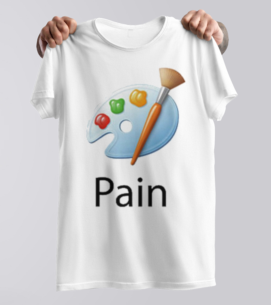 Pain Microsoft Paint Palette Brush T-Shirt