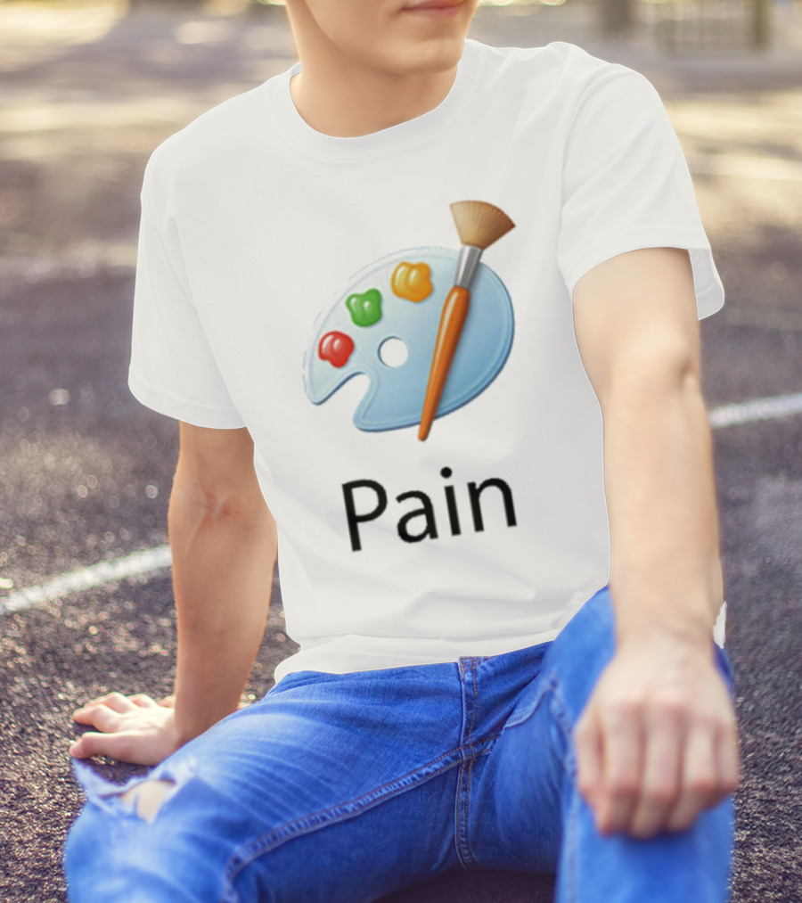 Pain Microsoft Paint Palette Brush T-Shirt