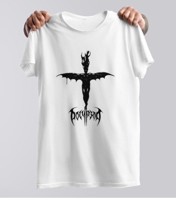 Polyphia Hellspawn Dark Figure With Wings And Horns T-Shirt