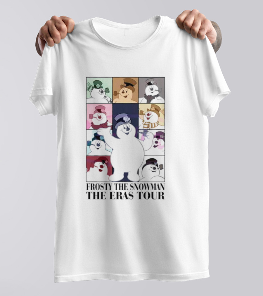 Frosty The Snowman The Eras Tour Multicolor Blocks T-Shirt
