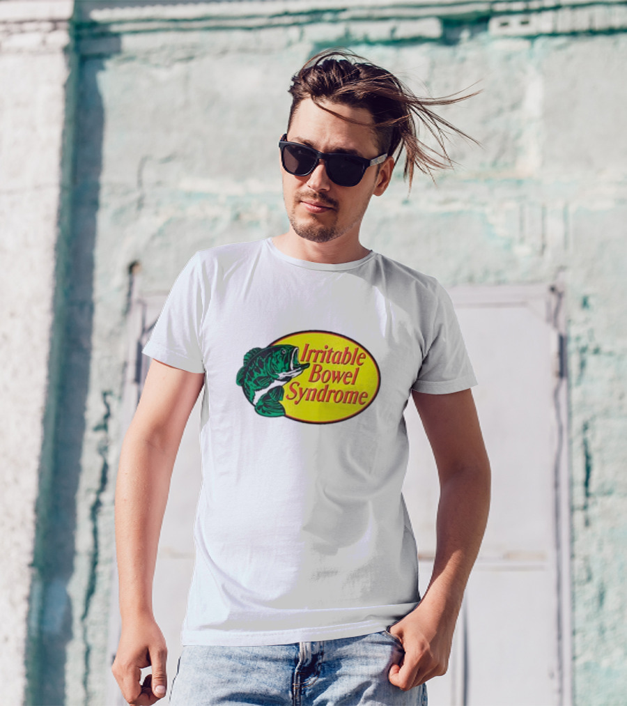 Irritable Bowel Syndrome Bass Fish T-Shirt