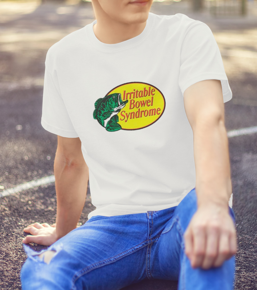 Irritable Bowel Syndrome Bass Fish T-Shirt