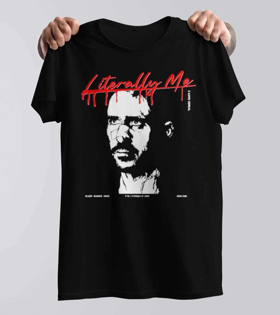 Literally Me Blade Runner 2049 Ryan Gosling I Love Cereal T-Shirt