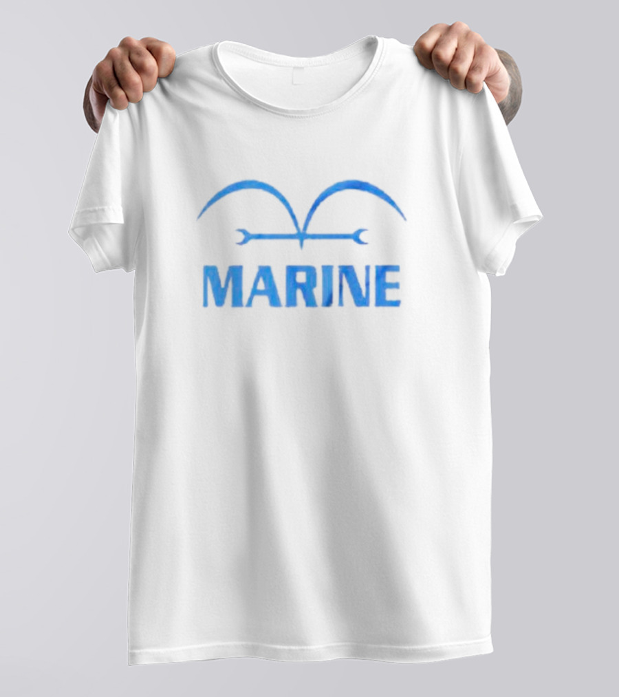 One Piece Marine Insignia Blue T-Shirt