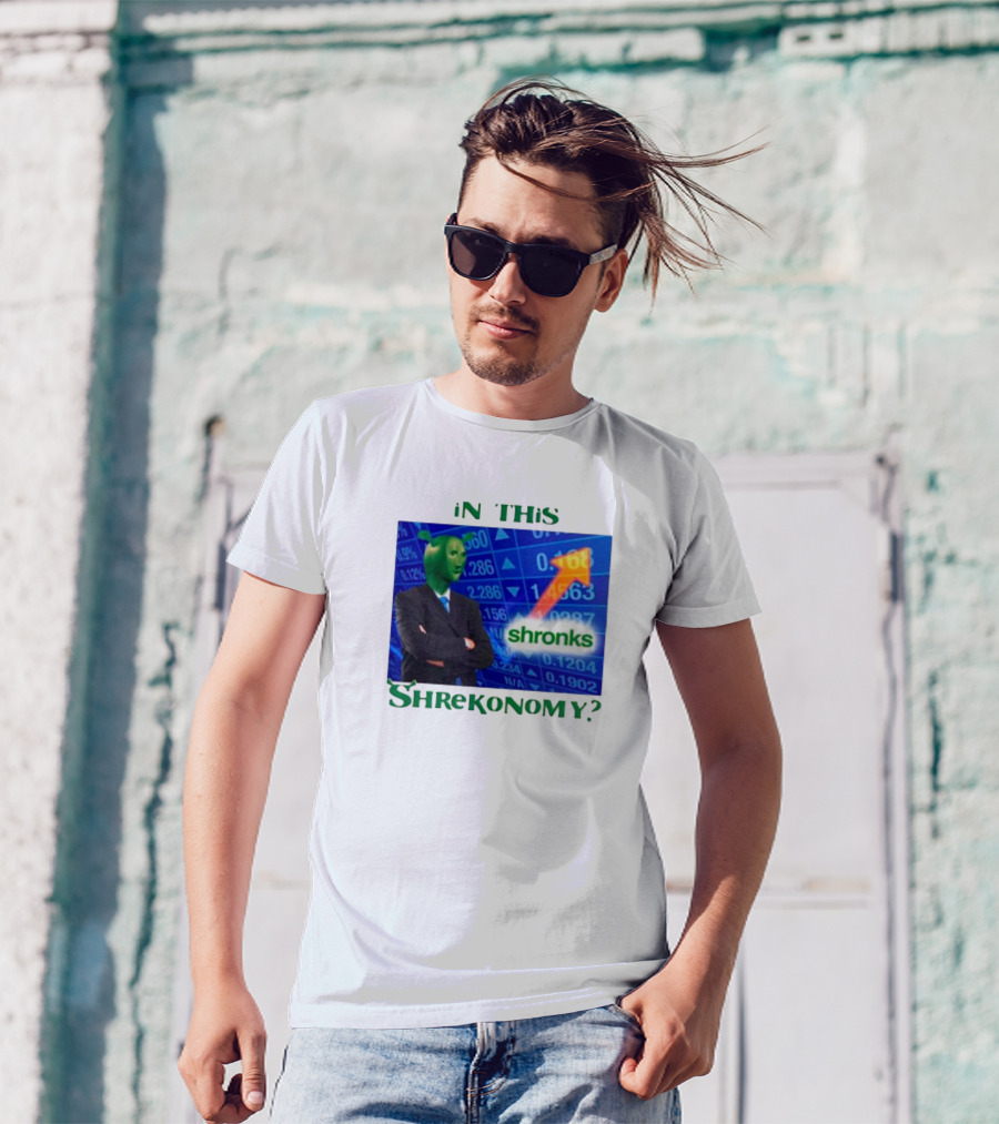 In This Shrekonomy Shronks Stock Market T-Shirt