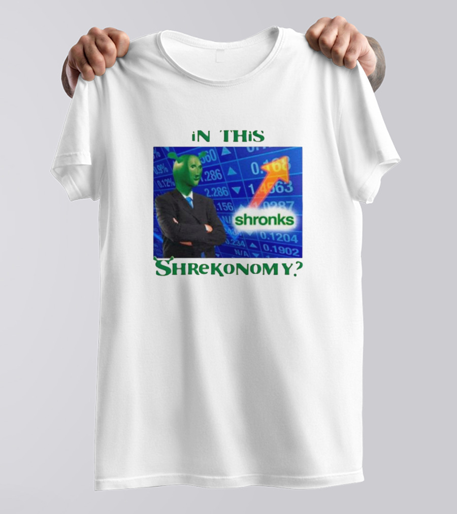 In This Shrekonomy Shronks Stock Market T-Shirt