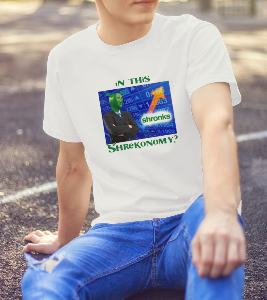 In This Shrekonomy Shronks Stock Market T-Shirt