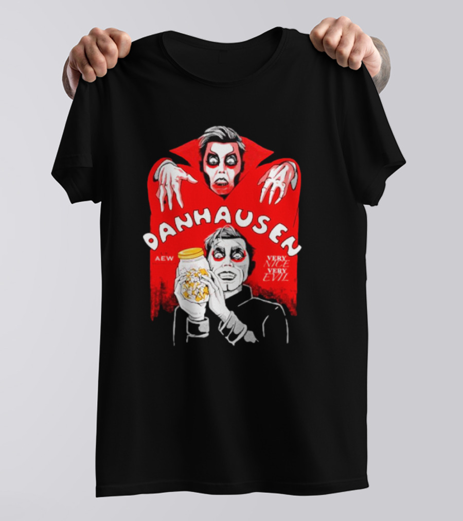 AEW Danhausen Very Nice Very Evil Faust T-Shirt