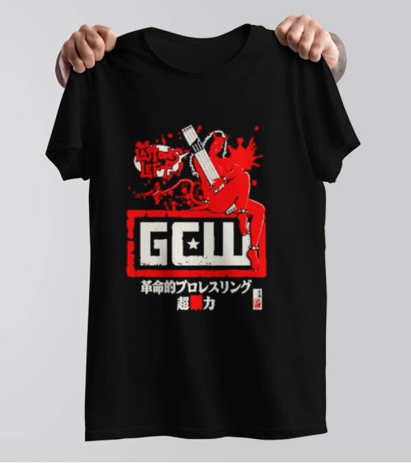 GCW The Last Ones Left Revolutionary Wrestling超力 T-Shirt