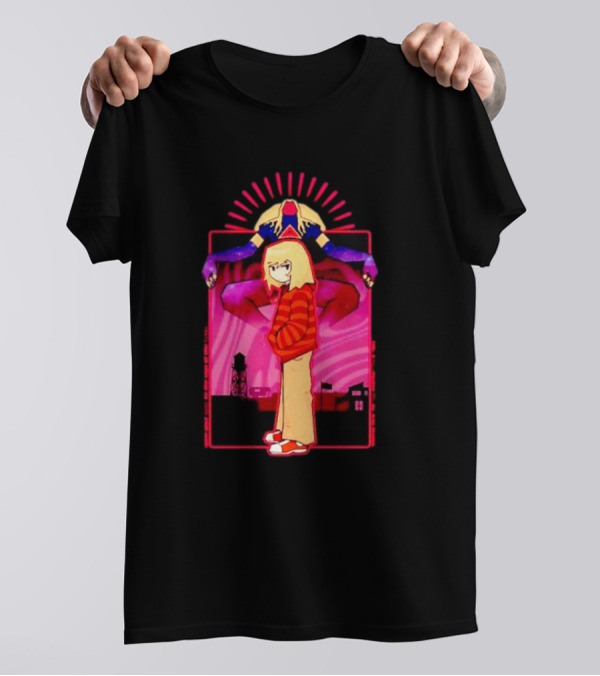Rory Soul Survivor Animation Character With Oversized Hoodie And Cosmic Creature T-Shirt