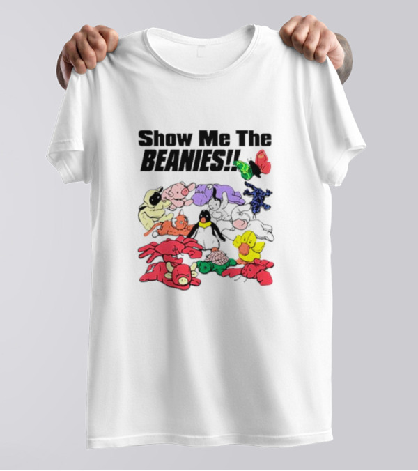 Show Me The Beanies Colorful Toy Collection T-Shirt
