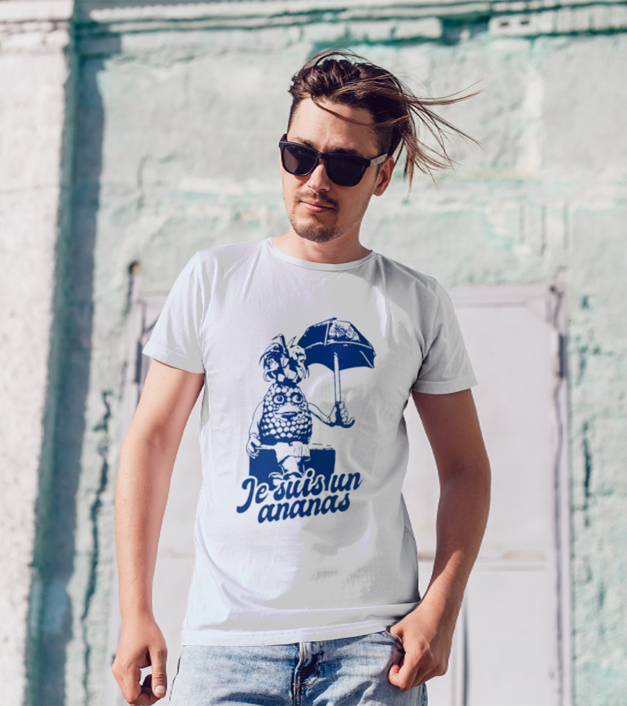 Je Suis Un Ananas Avec Parapluie Et Personnage Humoristique T-Shirt