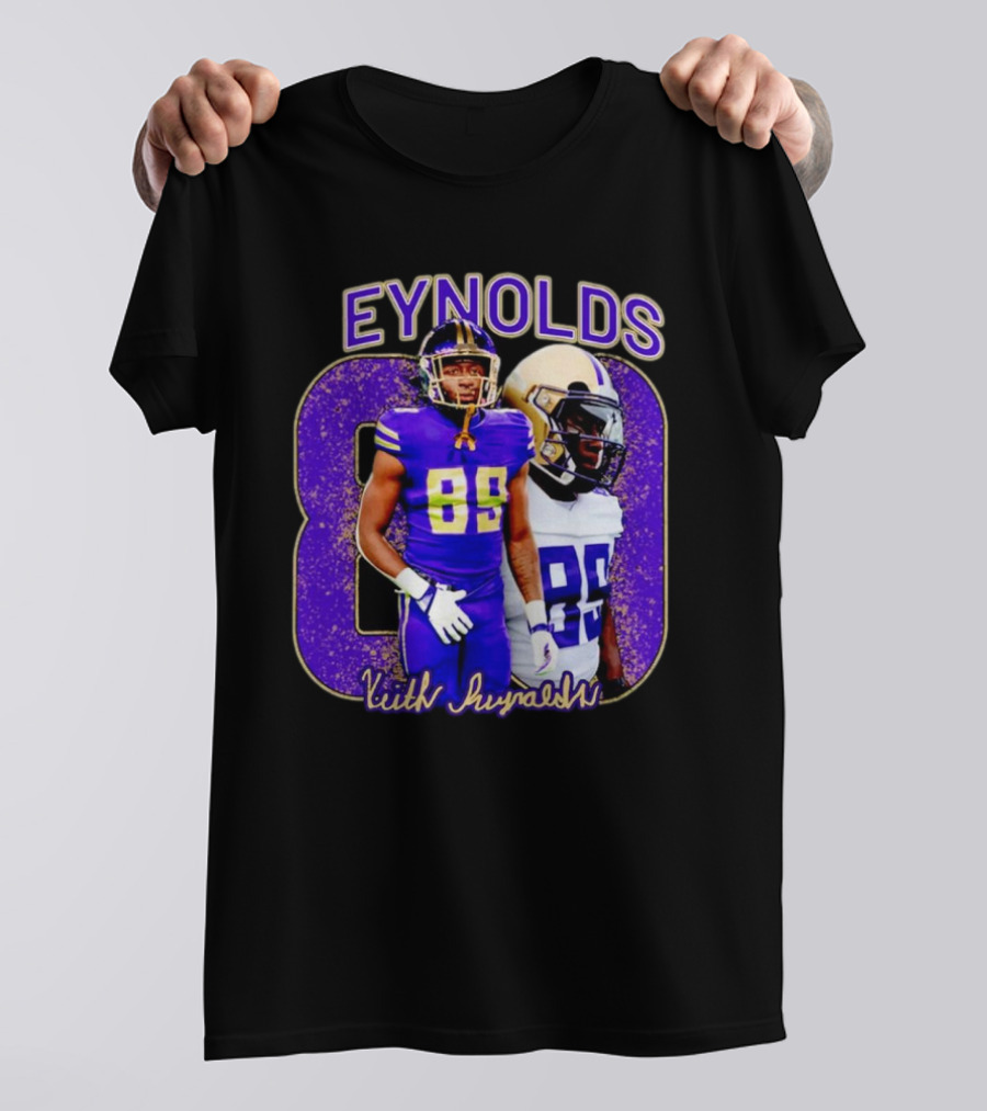 Eynolds 89 Keith Reynolds Husky Football Jersey T-Shirt