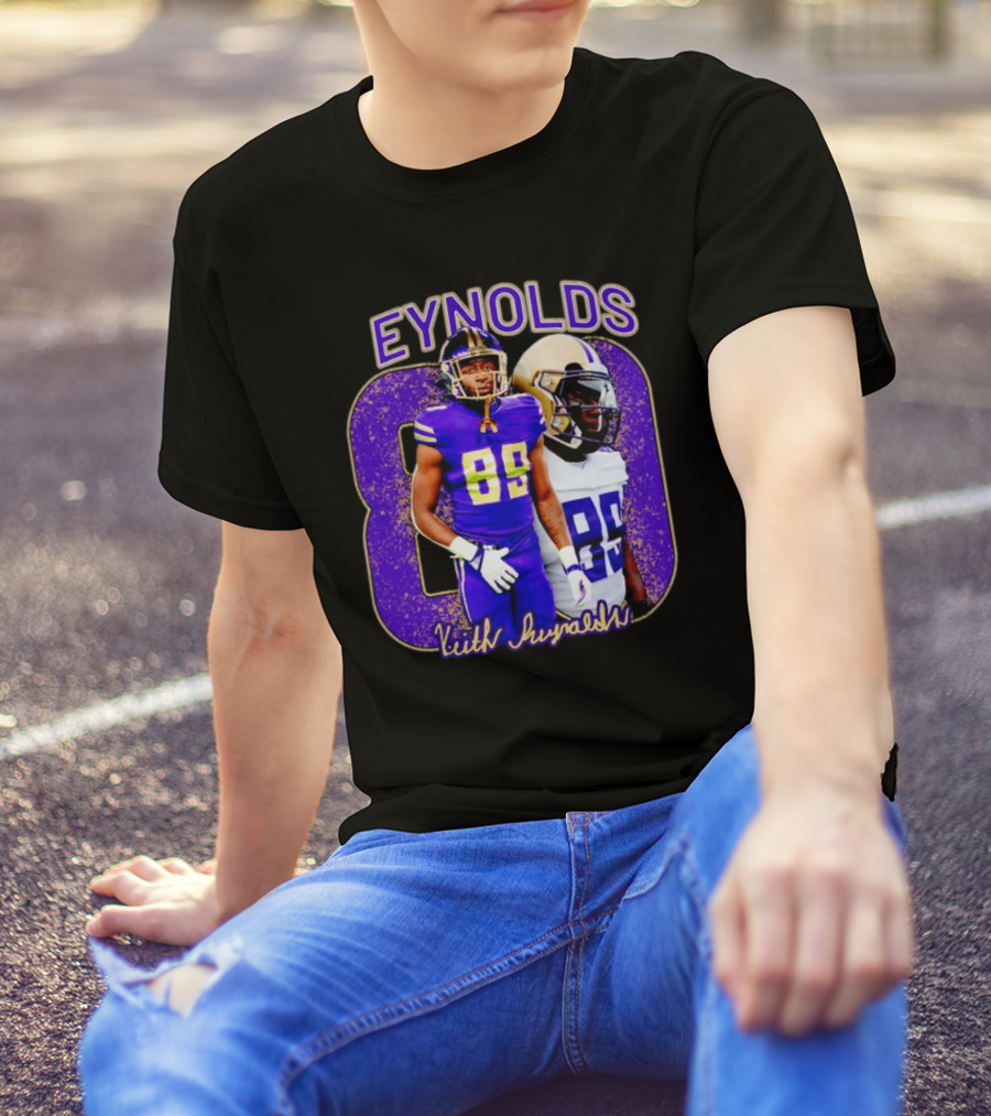 Eynolds 89 Keith Reynolds Husky Football Jersey T-Shirt