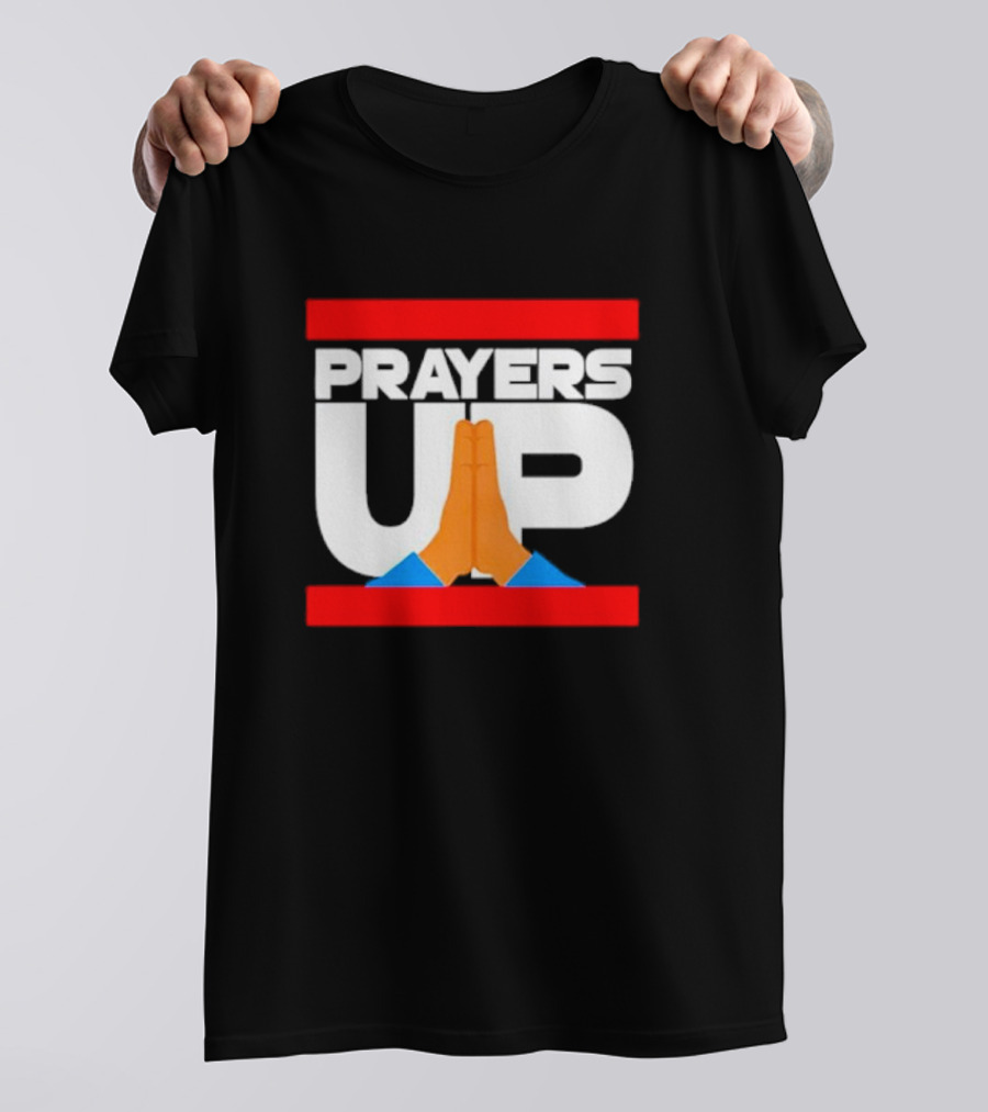 Prayers Up Hands Together T-Shirt