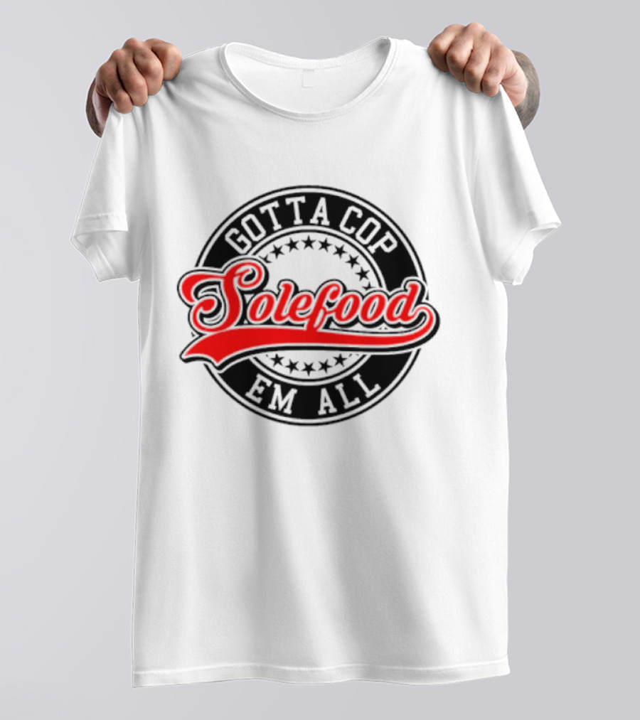 Solefood Gotta Cop Em All Badge T-Shirt
