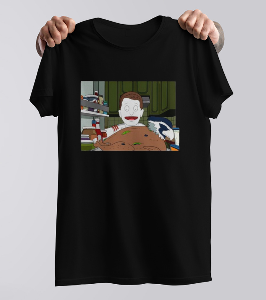 Thanksgiving Seahawk San Francisco 49ers Turkey Cartoon T-Shirt