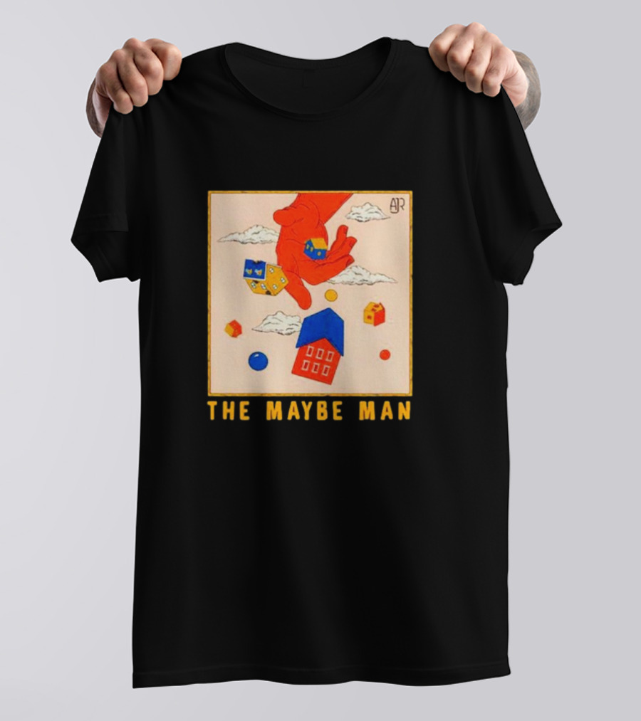 The Maybe Man Floating Houses And Clouds AJR T-Shirt