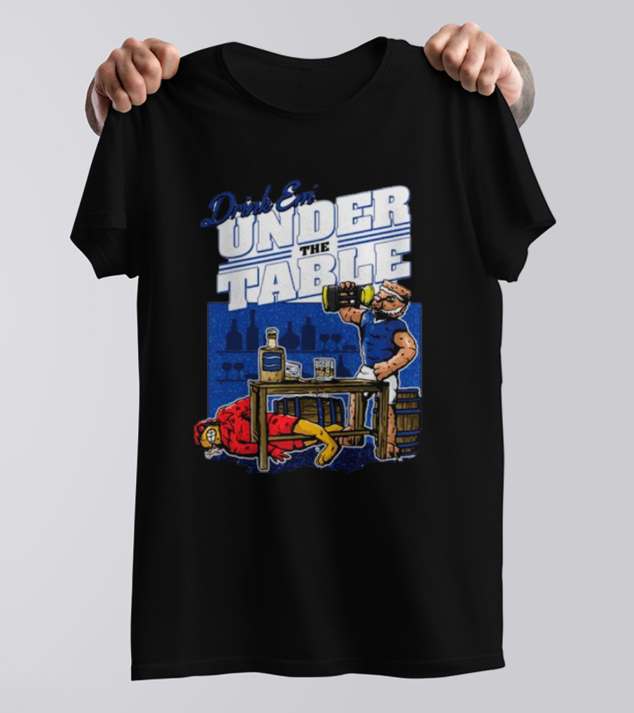 Kentucky Wildcats Vs. Louisville Cardinals Drink Em Under The Table T-Shirt