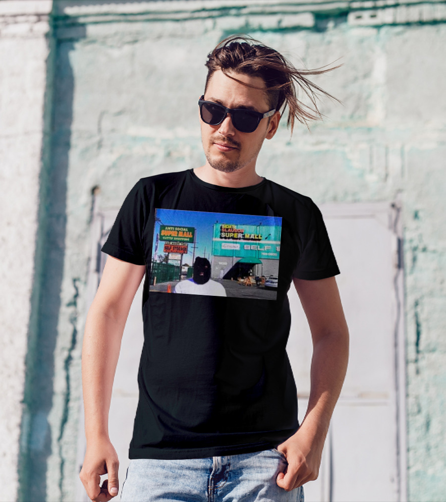 Slauson Super Mall Anti Social Super Mall Self Storage T-Shirt