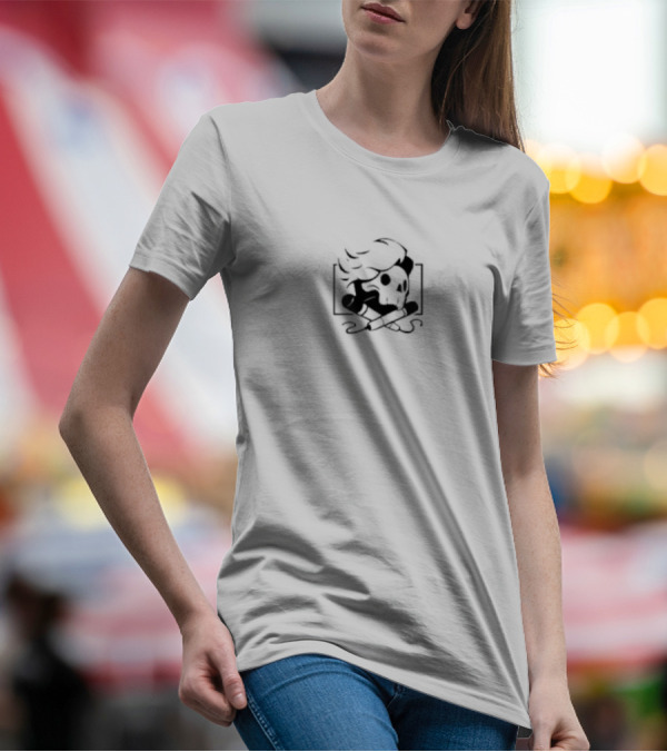 Rustage Iconic Skull And Crossbones T-Shirt