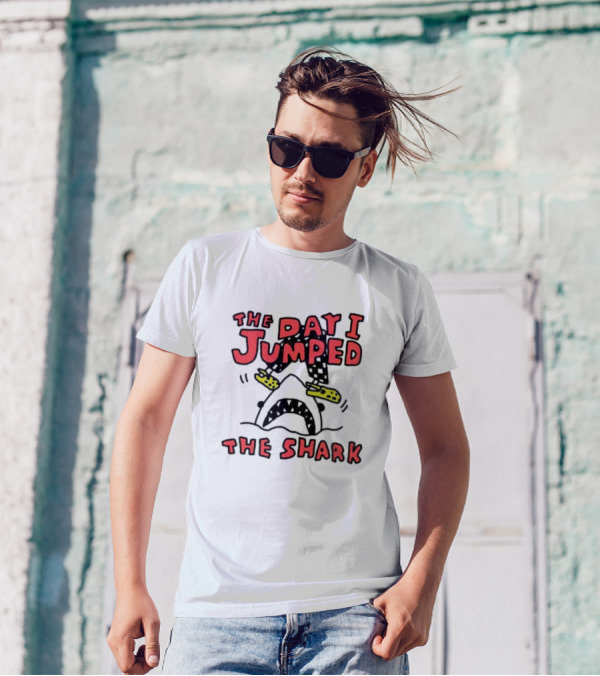 The Day I Jumped The Shark With Diving Fins T-Shirt