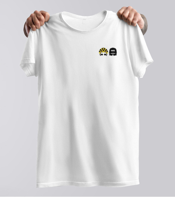 Watts Occurring Yellow Helmet Black Ski Mask Duo T-Shirt