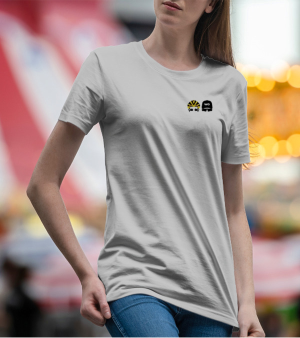 Watts Occurring Yellow Helmet Black Ski Mask Duo T-Shirt