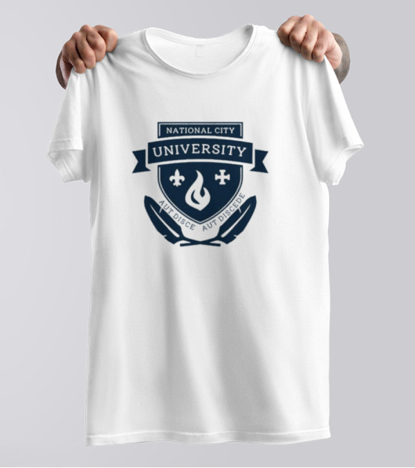 National City University Lena Luthor Aut Disce Aut Discede T-Shirt