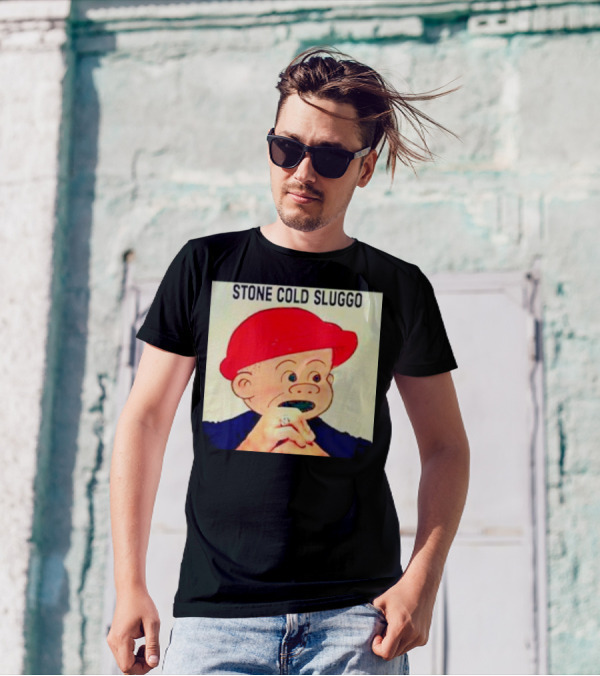 STONE COLD SLUGGO RED HAT CHARACTER HAND GESTURE T-Shirt