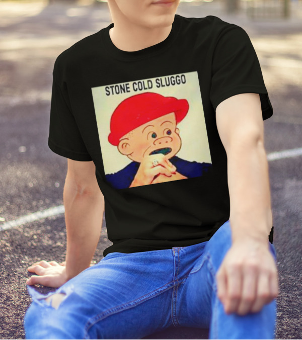 STONE COLD SLUGGO RED HAT CHARACTER HAND GESTURE T-Shirt