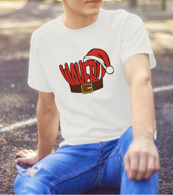 Waverly Christmas Santa Hat With Belt T-Shirt
