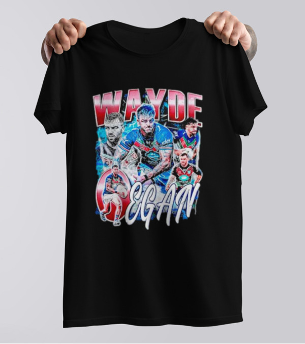Wayde Egan New Zealand Warriors Rugby T-Shirt
