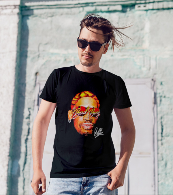 Dennis Rodman Bad Boy Signature Shades T-Shirt