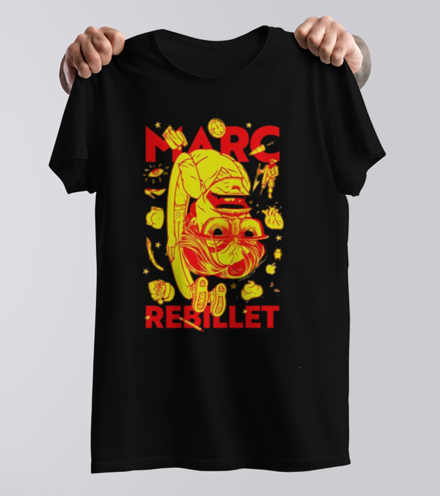 Marc Rebillet Loop Daddy Playful Cartoon Style Vibrant Colors T-Shirt