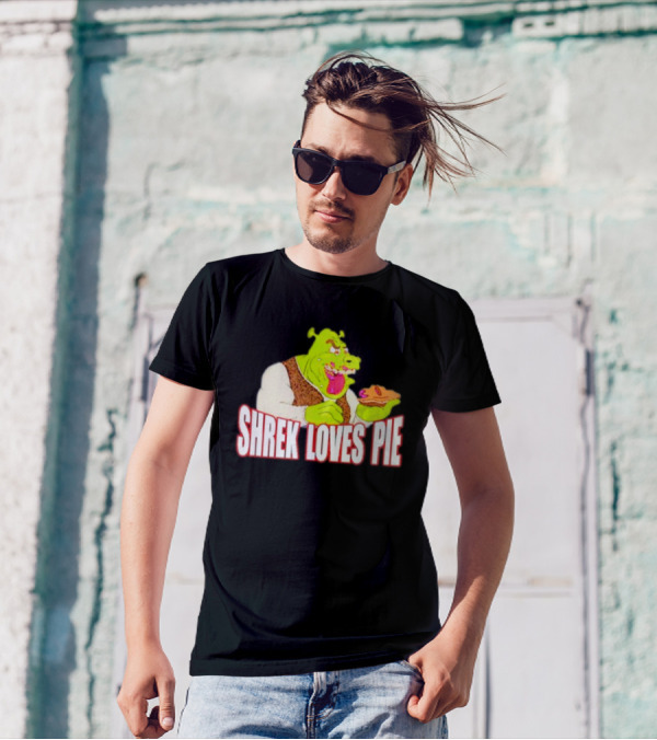 Shrek Loves Pie Ogre Eating T-Shirt