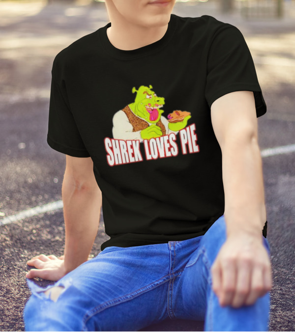 Shrek Loves Pie Ogre Eating T-Shirt