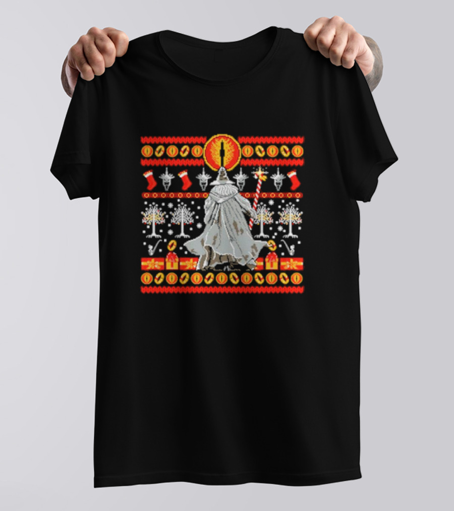 Gandalf Eye Tree Holiday T-Shirt